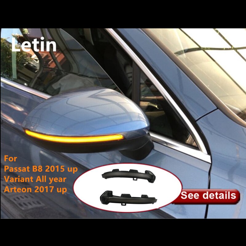 Letin For VW  ٰ Passat B8  Arteon ̵ ̷ ǥñ dynamic blinker scroll LED ȣ ѱ